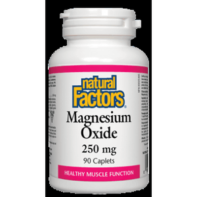 Magnesium Oxide 250 mg (90 Caplets)
