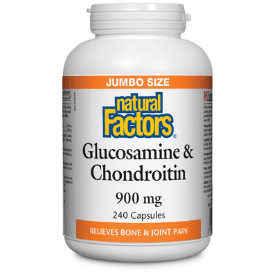 Glucosamine & Chondroitin Sulfate 900 mg (240 capsules)