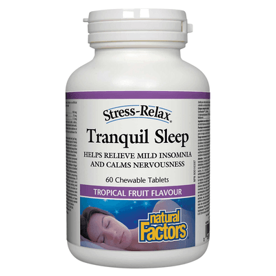 Tranquil Sleep, Tropical Fruit Flavour, Stress-Relax (60 Chewables)