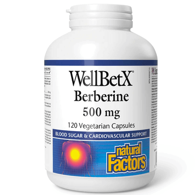 WellBetX Berberine 500mg (120 capsules)