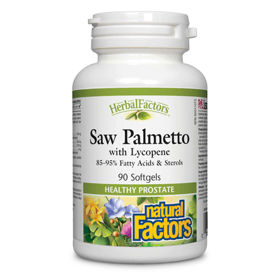 Saw Palmetto with Lycopene, HerbalFactors (90 Softgels)