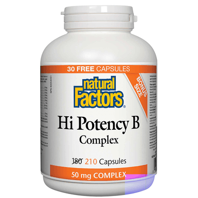 Hi Potency B Complex 50 mg (210 capsules)