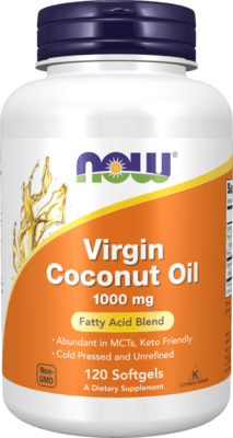 Virgin Coconut Oil 1000mg (120 Softgels)