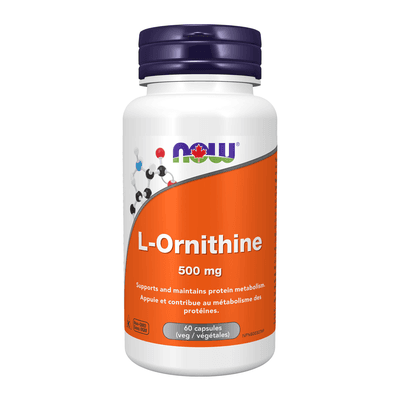 L-Ornithine 500mg (60 capsules)