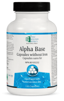 Alpha Base Capsules without Iron (120 capsules)