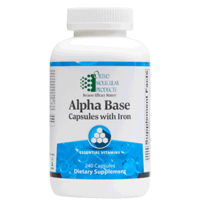 Alpha Base Capsules w/ Iron (240 capsules)