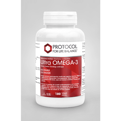 Ultra Omega -3 500mg EPA 250mg DHA (180 Softgels)