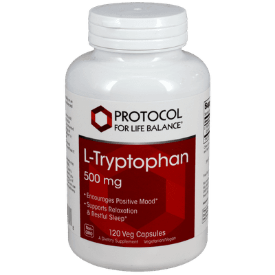 L-Tryptophan 500mg (120 capsules)