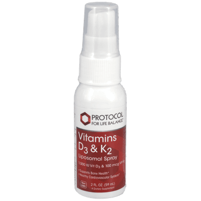 Vitamin D3 and K2 Liposomal Spray (2 ounces)