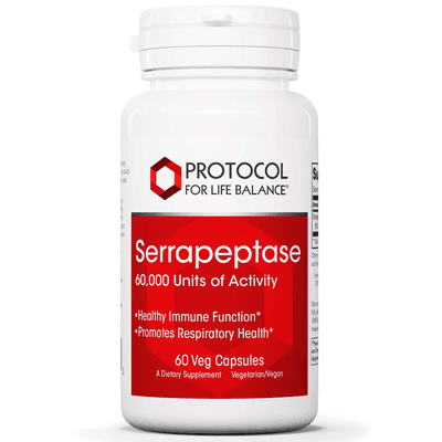 Serrapeptase 60,000 Units of Activity (60 capsules)