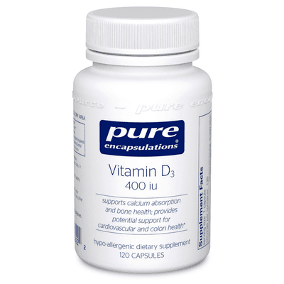 Vitamin D3  10mcg (400IU) (120 capsules)
