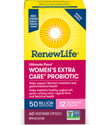 Ultimate Flora® WOMEN'S EXTRA CARE® PROBIOTIC 50 Billion CFU (60 capsules)