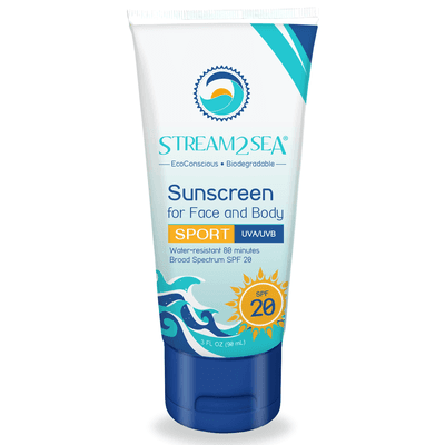 Sunscreen for Face & Body Sport SPF 20 (3 Ounces)