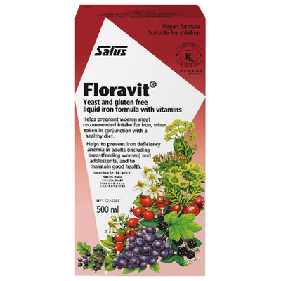 Floravit Liquid Iron Yeast & Gluten Free (500 Milliliters)