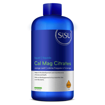 Cal Mag Citrates Liquid with D3, Orange swirl (450 Milliliters)