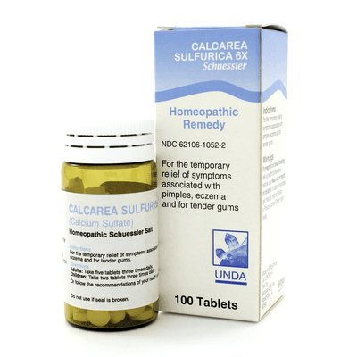 Calcarea sulfurica 6X (Salt) (100 tablets)