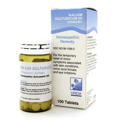 Kali sulfuricum 6X (Salt) (100 tablets)