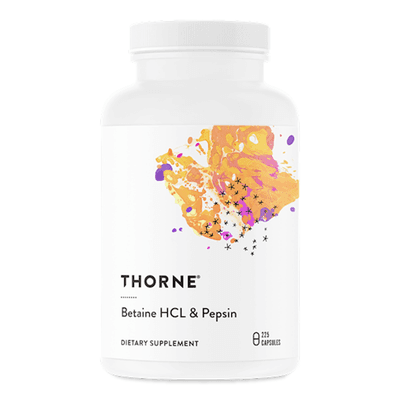 Betaine HCL & Pepsin (225 capsules)