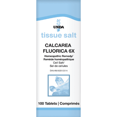 Unda Calcarea Fluorica 6X Tissue Salt (100 tablets)
