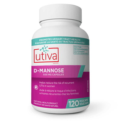 Utiva D-Mannose (120 capsules)