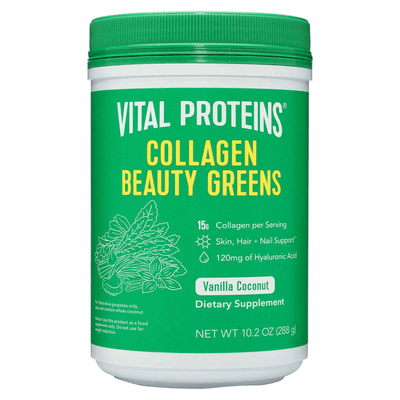 Collagen Beauty Greens Powder - Vanilla Coconut (305 Grams)