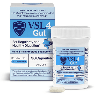 VSL4™ Gut Multi-Strain Probiotic 30 Billion CFU 30 Capsules (30 capsules)