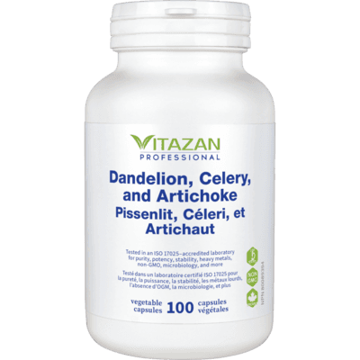 Dandelion, Celery, and Artichoke (100 capsules)
