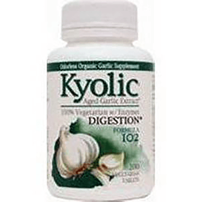 Kyolic Aged Garlic Extract Formula 102 - Candida Cleanse & Digestion (200 capsules)