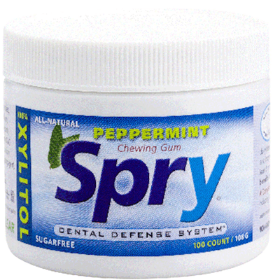 Natural Peppermint Xylitol Gum (100 count)