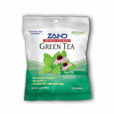 HerbaLozenge® Green Tea - Mint (15 lozenges)