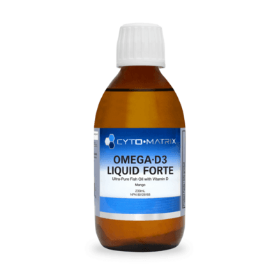 Omega-D3 Liquid Forte - Mango (230 Milliliters)