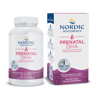 Prenatal DHA, Unflavored (180 Softgels)
