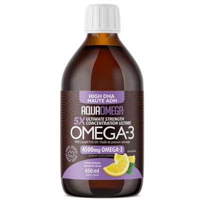 High DHA Omega-3|Lemon (450 Milliliters)