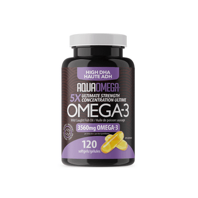 High DHA Omega-3|Capsules (120 Softgels)
