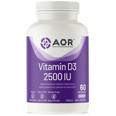 Vitamin D3 2500IU (60 capsules)