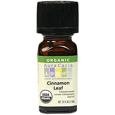 Cinnamon Leaf Organic Ess Oil (0.25 Ounces)