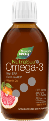 NutraSea HP+D Omega-3 Grapefruit-Tangerine 200ml (200 Milliliters)