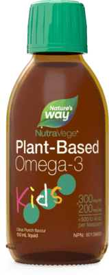 NutraVege +D Kids Omega-3 Citrus Punch 150ml (150 Milliliters)