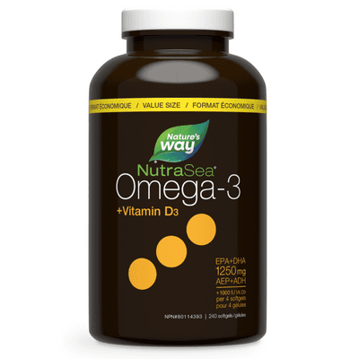 NutraSea+D, Zesty Lemon (240 Softgels)