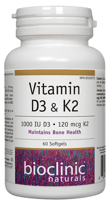 Vitamin D3 & K2 (60 Softgels)