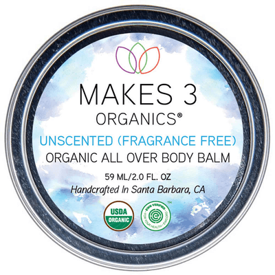 Unscented Organic All Over Body Balm (2 ounces)