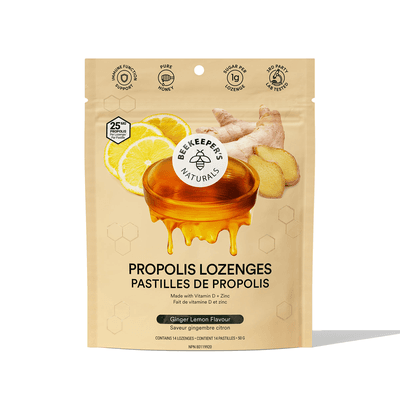Propolis Lozenges Ginger Lemon (14 Lozenges)