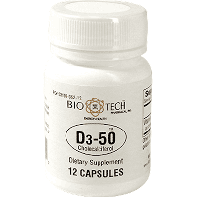 D3-50 50,000IU (12 capsules)