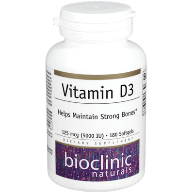 Vitamin D3 5000iu (180 Softgels)