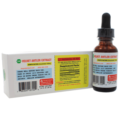 Velvet Antler Extract (VAE) 1500 (1 Ounce)