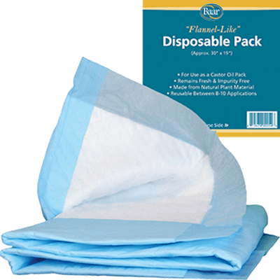 Disposable Castor Oil Pack 30"x 19" (1 Pack)