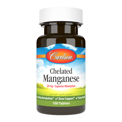 Chelated Manganese (100 tablets)