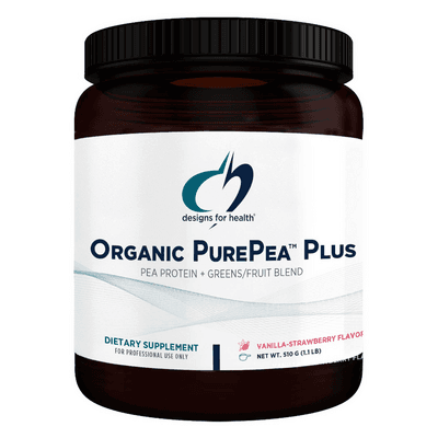 Organic PurePea Plus, Vanilla Strawberry (California Only) (510 Grams)