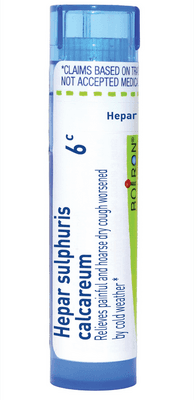 Hepar Sulphuris Calcareum 6c (80 pellets)