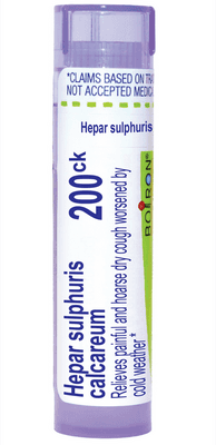 Hepar Sulphuris Calcareum 200ck (80 pellets)